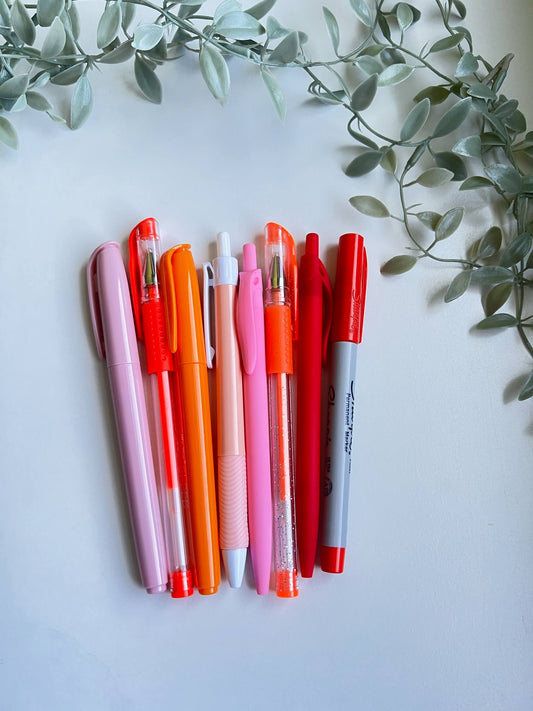 Mystery Pen Pack – Highlighters, Markers, Pen Bundle, Stationery Scoop, Annotating Kit, Pen Kit, Craft Supplies, Journaling, Study Supplies