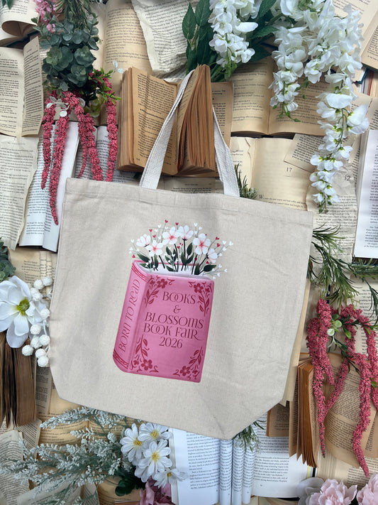 Adult Book Fair Canvas Tote